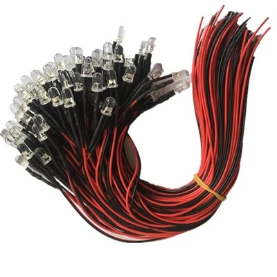 5mm Pra-LED DIP Berwayar